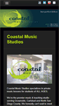 Mobile Screenshot of coastalmusicstudios.com